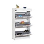 Hanah Home Zapatero Shc-431-Dd-1 Blanco y Diamante
